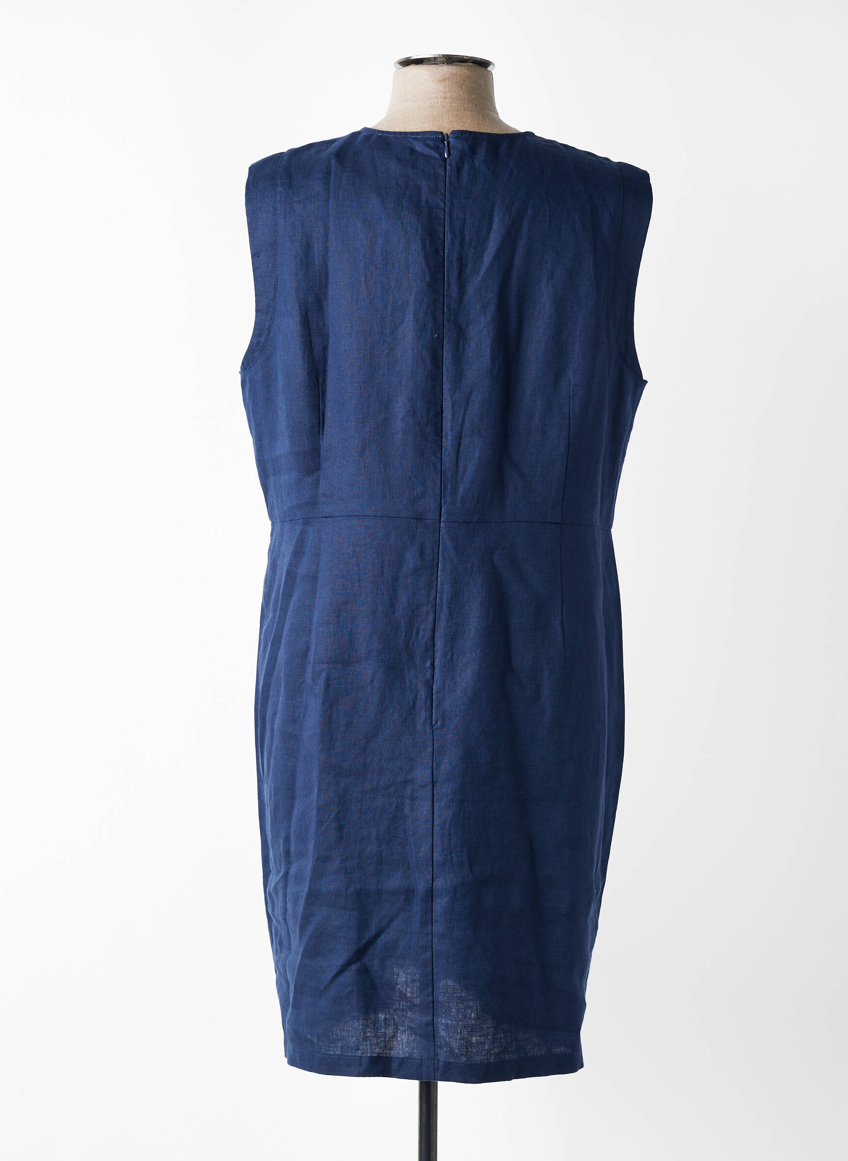 Pusilgių suknelė be rankų be rankų mėlyna JULIE GUERLANDE moteris