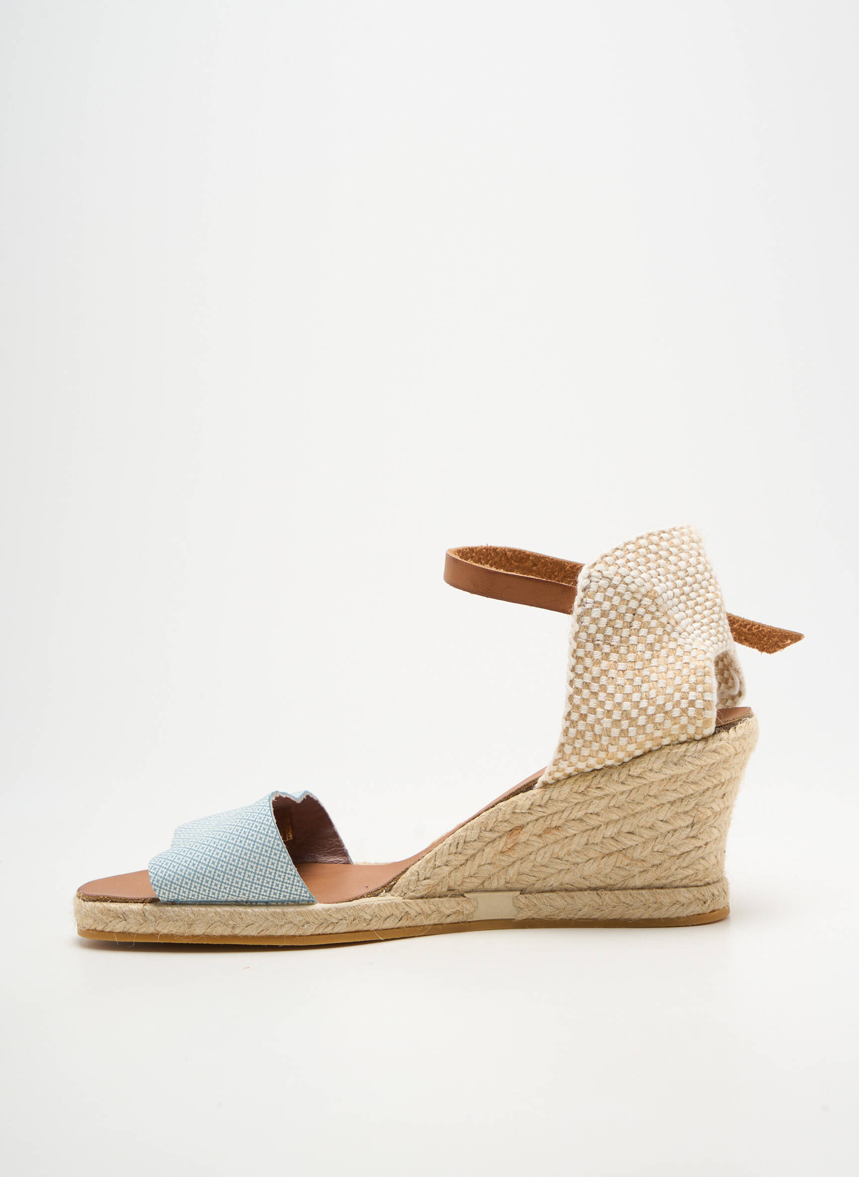 Espadrilės užsegimas su kaklo detalėmis kulnas nuo 4 iki 6 cm mėlyna BELLA STORIA moteris