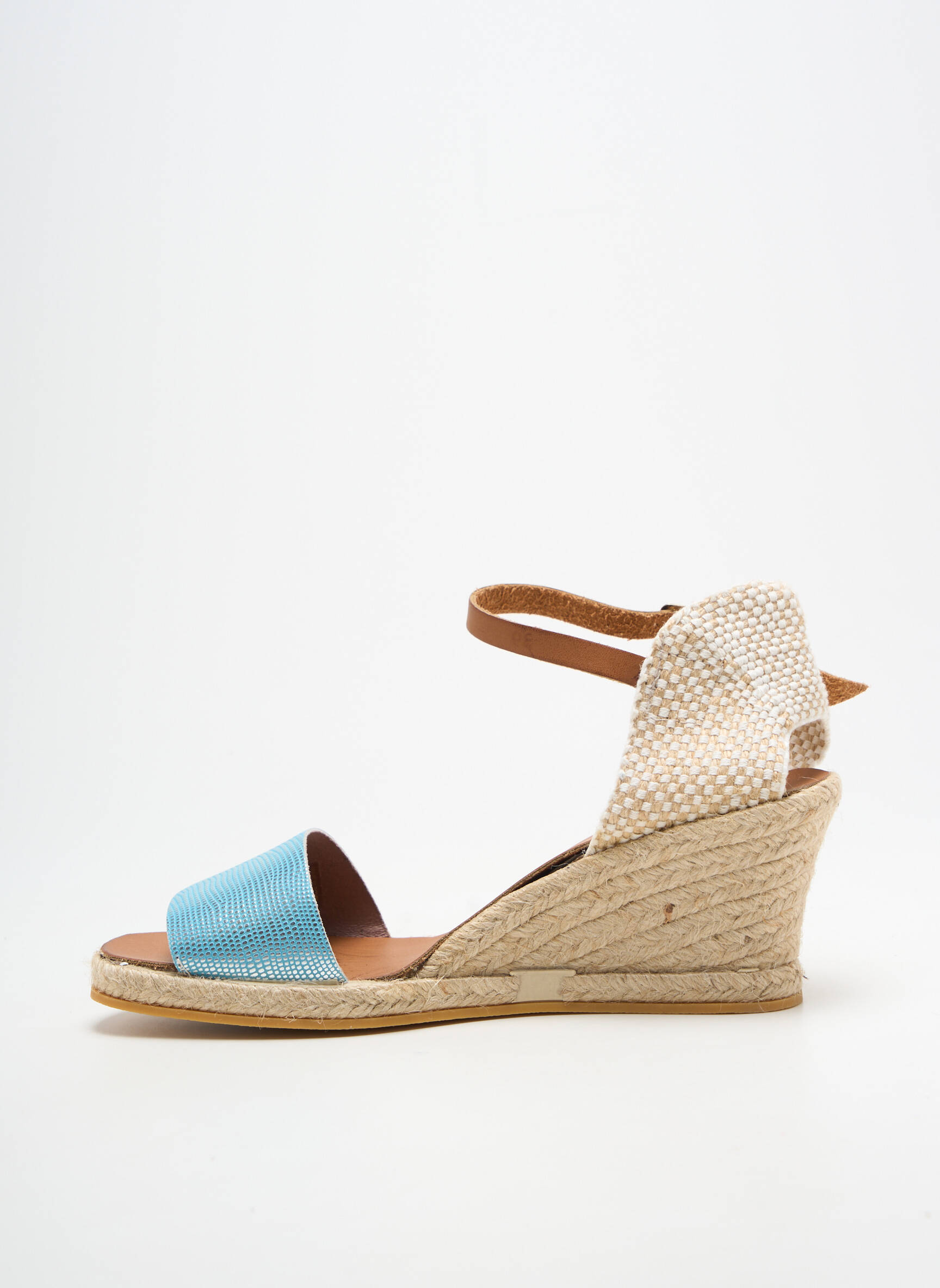 Espadrilės užsegimas su kaklo detalėmis kulnas nuo 4 iki 6 cm mėlyna BELLA STORIA moteris
