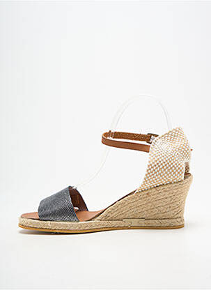 Espadrilės užsegimas su kaklo detalėmis kulnas nuo 4 iki 6 cm juodas THIERRY 21 moteris