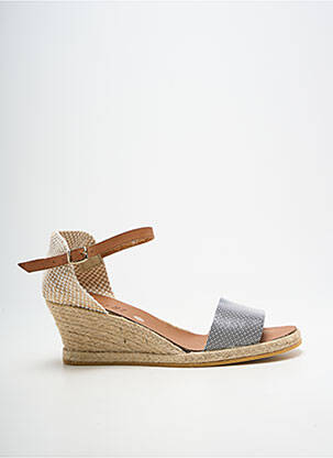 Espadrilės užsegimas su kaklo detalėmis kulnas nuo 4 iki 6 cm juodas THIERRY 21 moteris