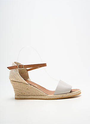Espadrilės užsegimas su kaklo detalėmis kulnas nuo 4 iki 6 cm pilka BELLA STORIA moteris