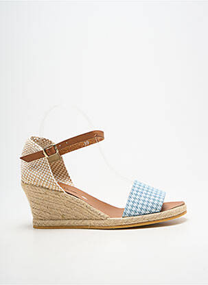 Espadrilės užsegimas su kaklo detalėmis kulnas nuo 4 iki 6 cm mėlyna BELLA STORIA moteris