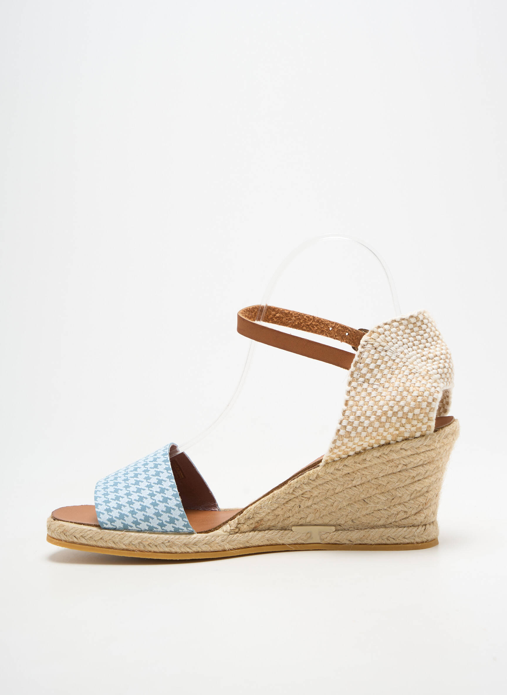 Espadrilės užsegimas su kaklo detalėmis kulnas nuo 4 iki 6 cm mėlyna BELLA STORIA moteris