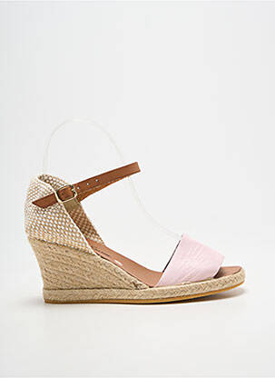 Espadrilės užsegimas su kaklo detalėmis kulnas nuo 4 iki 6 cm rožinė BELLA STORIA moteris
