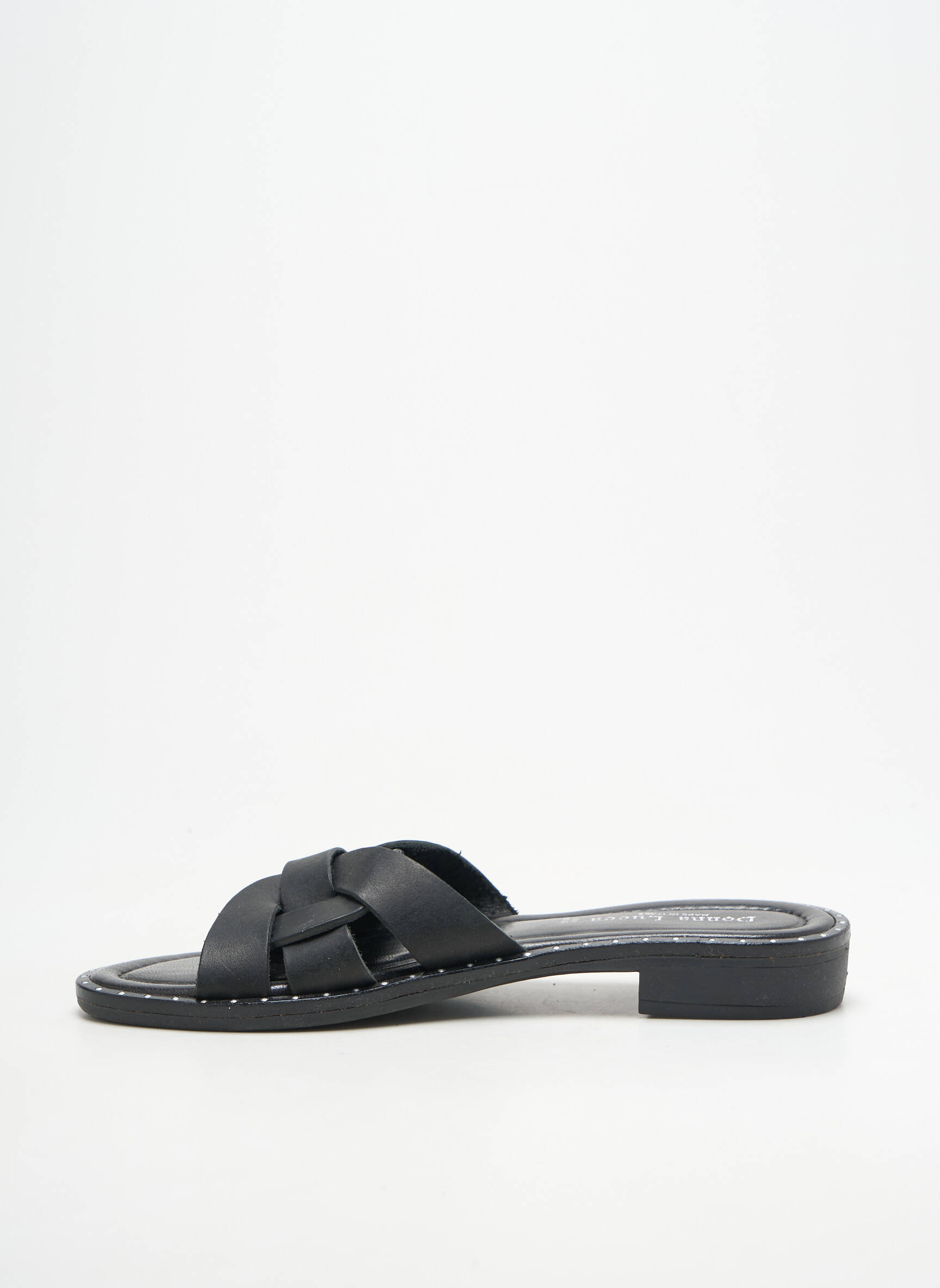 Mule/sabotai chiquet plokščias kulnas iki 3 cm juodas DONNA LUCCA moteris