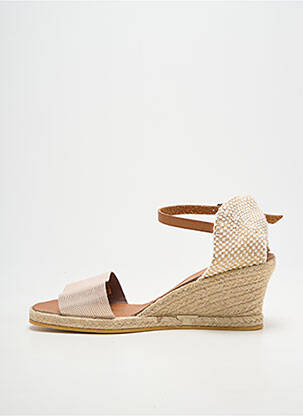 Espadrilės užsegimas su kaklo detalėmis kulnas nuo 4 iki 6 cm rožinė THIERRY 21 moteris