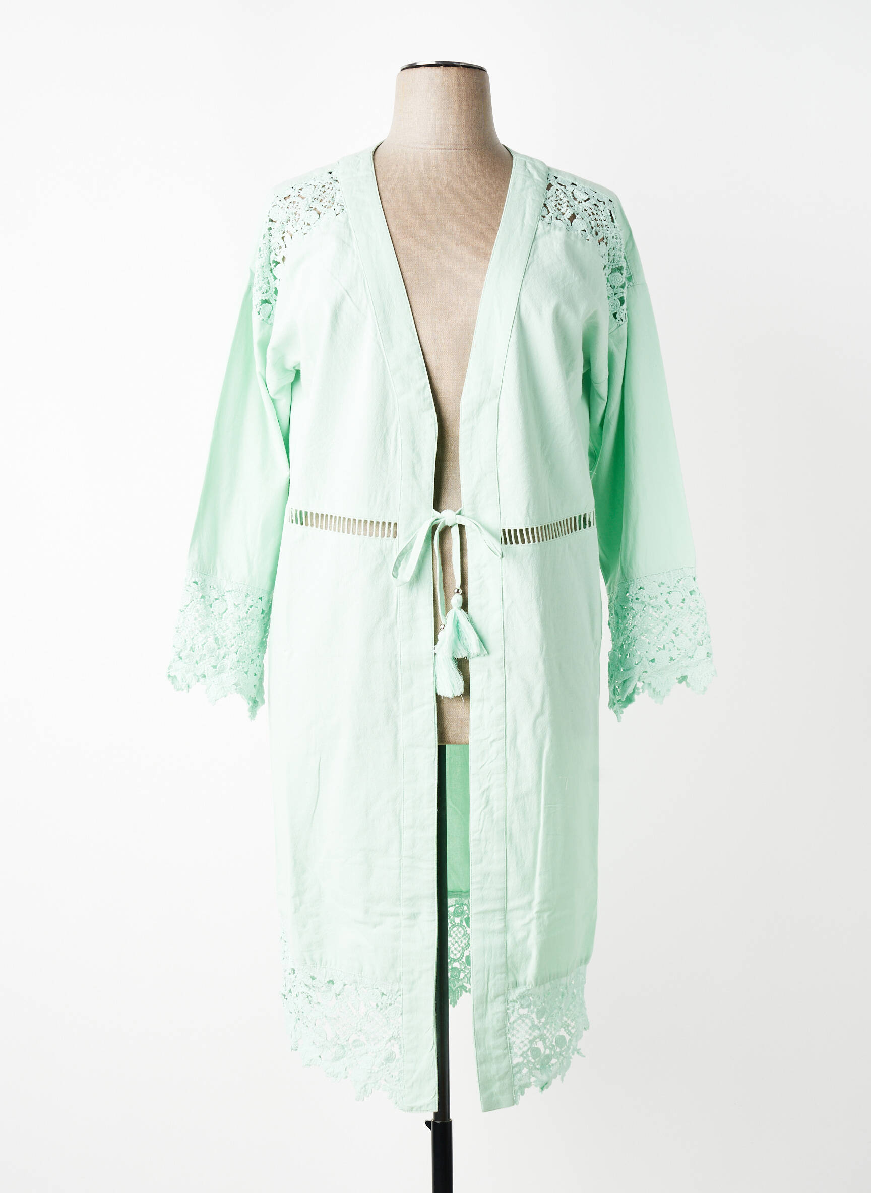 Kimono striukė col v žalias SHEEGO moteris