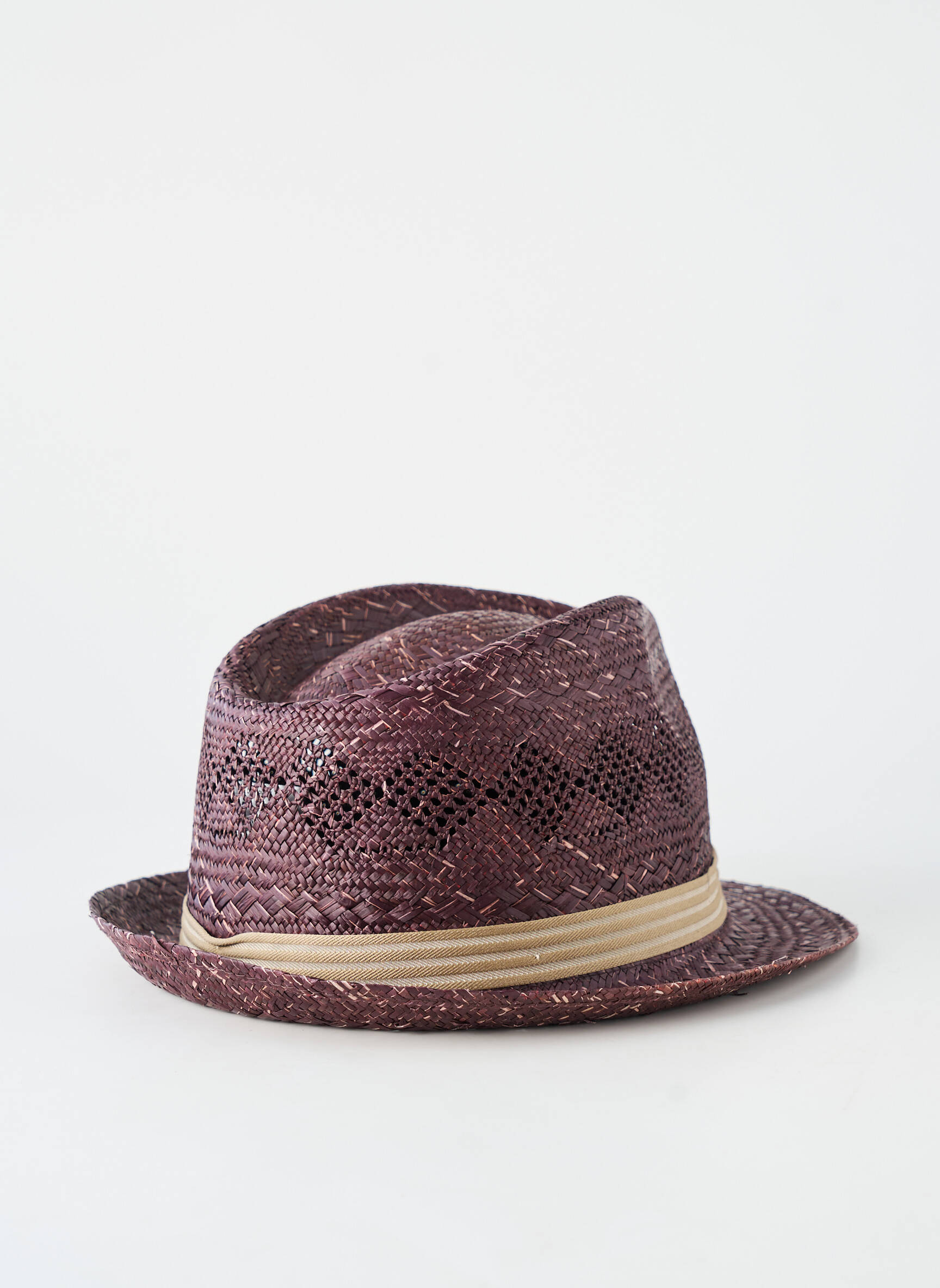 Skrybėlė šiaudinio skrybėlės forma violetinis FLECHET vyras