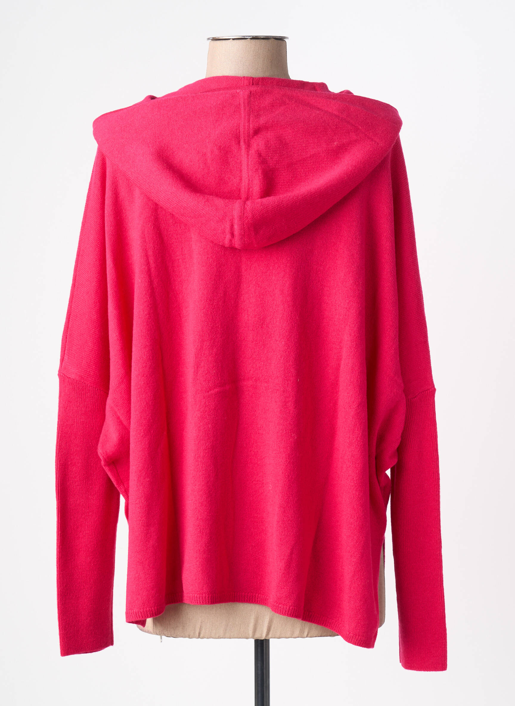 Ilgų rankovių liemenė lanksti ir pralaidi orui tinklinė medžiaga rožinė ABSOLUT CASHMERE moteris