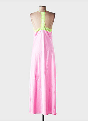 Ilga suknelė centrinė iškirptė plonos dirželiai rožinė ESSENTIEL ANTWERP moteris