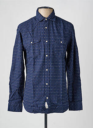 Ilgomis rankovėmis marškinys ilgos rankovės mėlyna JACK & JONES vyras