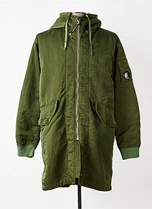 Parka ilgos rankovės su gobtuvu žalias C.P. COMPANY vyras