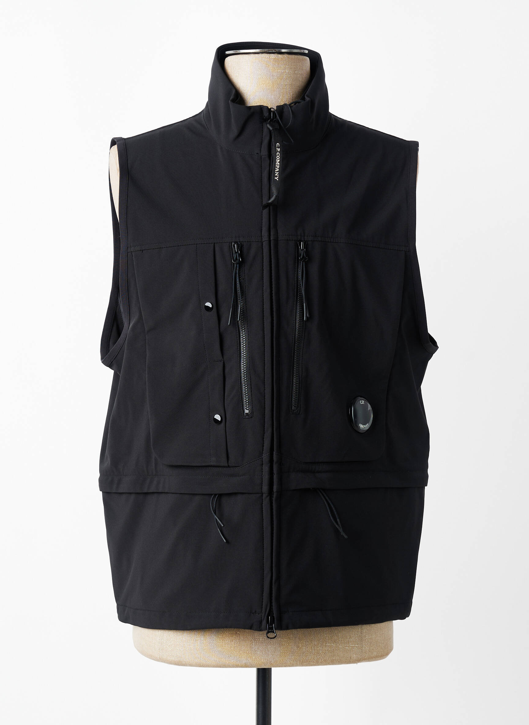 Be rankovių liemenė pamušalas juodas CP COMPANY vyras