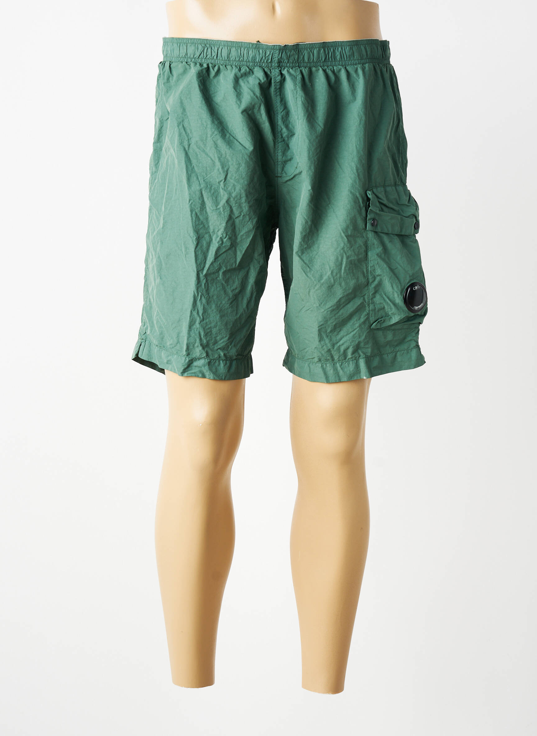 Maudymosi šortas dvigubas pamušalas žalias CP COMPANY vyras