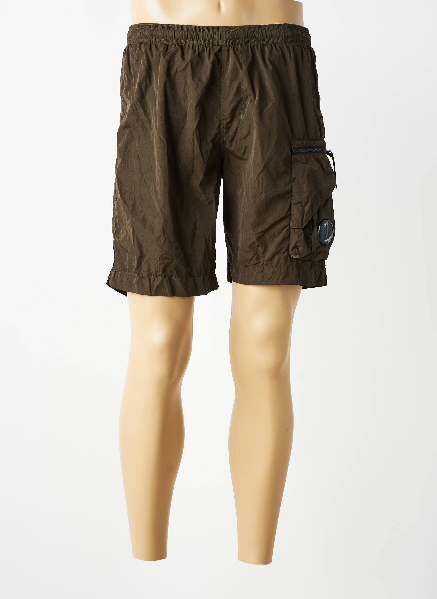 Maudymosi šortas dvigubas pamušalas rudas CP COMPANY vyras