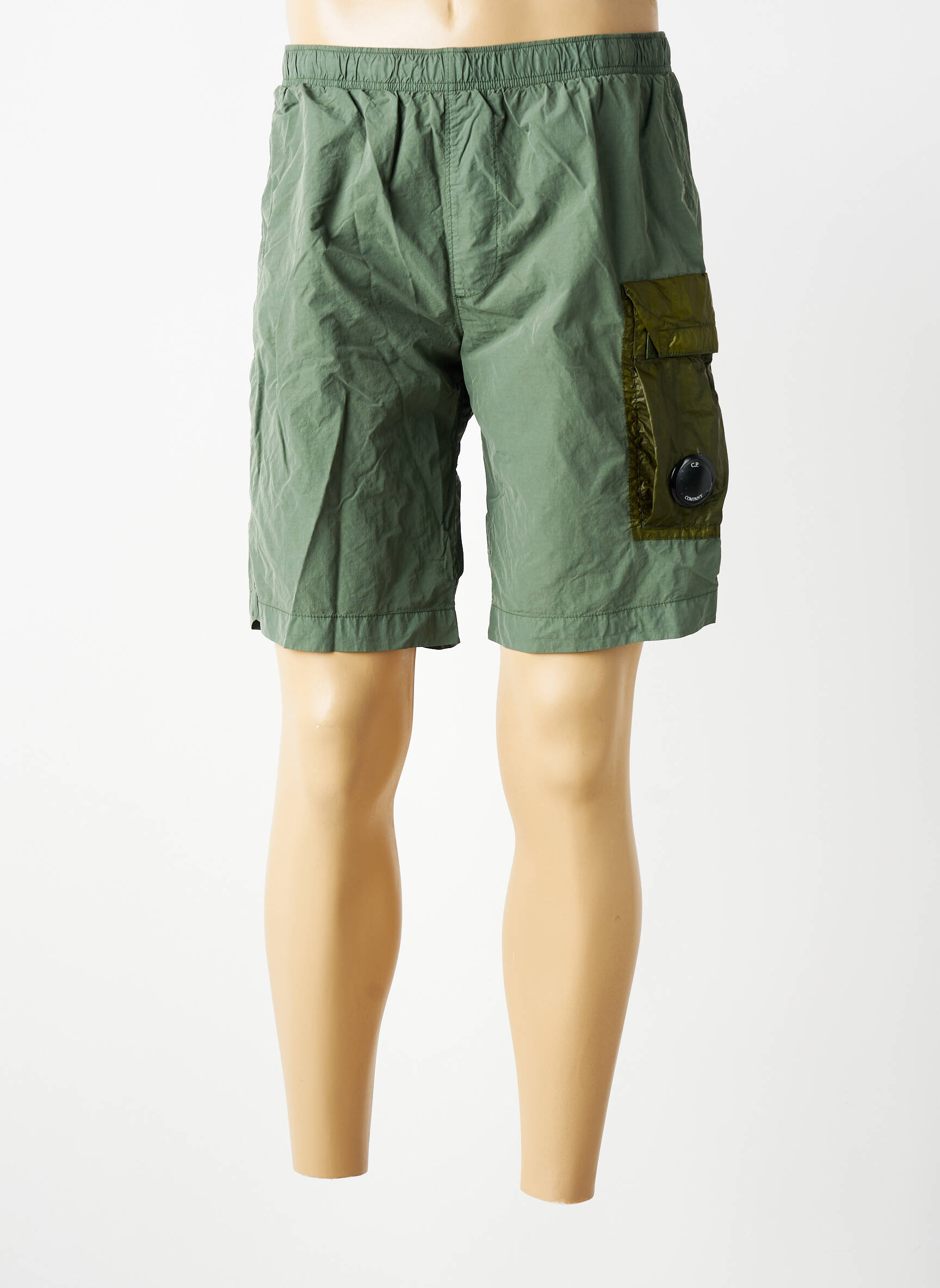 Maudymosi šortas dvigubas pamušalas žalias CP COMPANY vyras