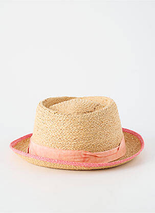 Skrybėlė šiaudinio skrybėlės forma rožinė STETSON vyras