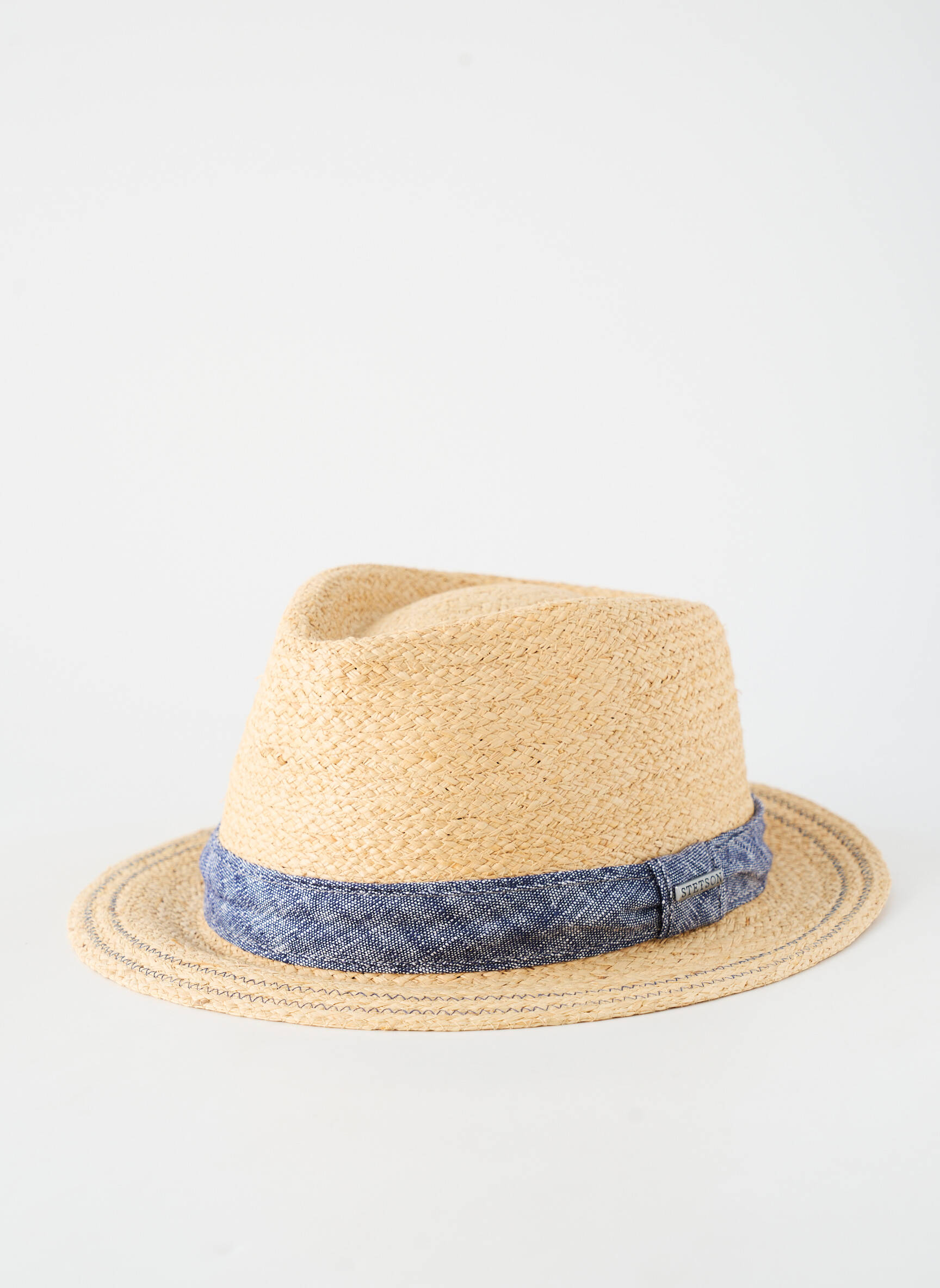 Skrybėlė šiaudinio skrybėlės forma bežinis STETSON vyras