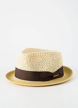 Skrybėlė šiaudinio skrybėlės forma rudas STETSON vyras