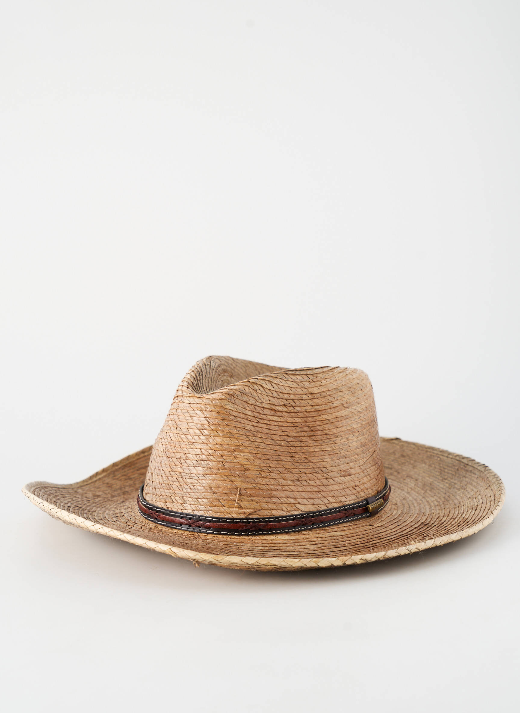 Skrybėlė šiaudinio skrybėlės forma rudas STETSON vyras