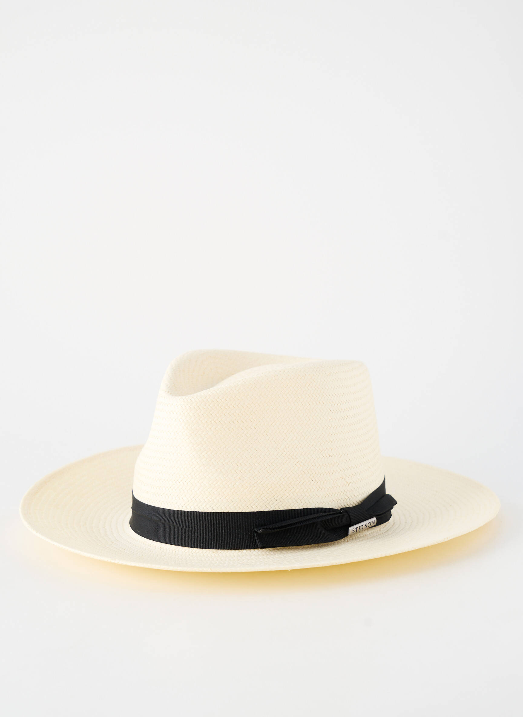 Skrybėlė šiaudinio skrybėlės forma juodas STETSON vyras