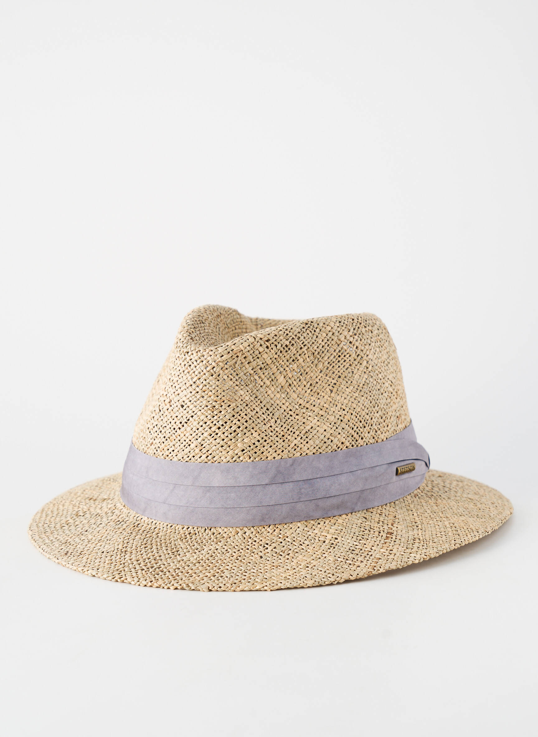Skrybėlė šiaudinio skrybėlės forma pilka STETSON vyras