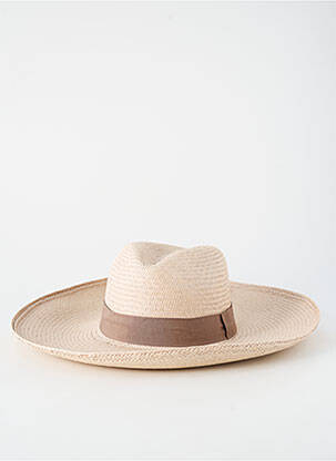 Skrybėlė šiaudinio skrybėlės forma rudas PANAMA HAT moteris