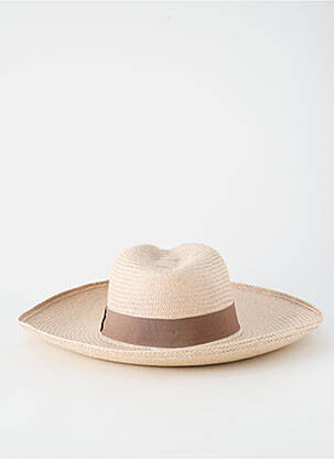 Skrybėlė šiaudinio skrybėlės forma rudas PANAMA HAT moteris