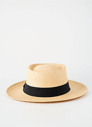 Skrybėlė šiaudinio skrybėlės forma juodas PANAMA HAT vyras