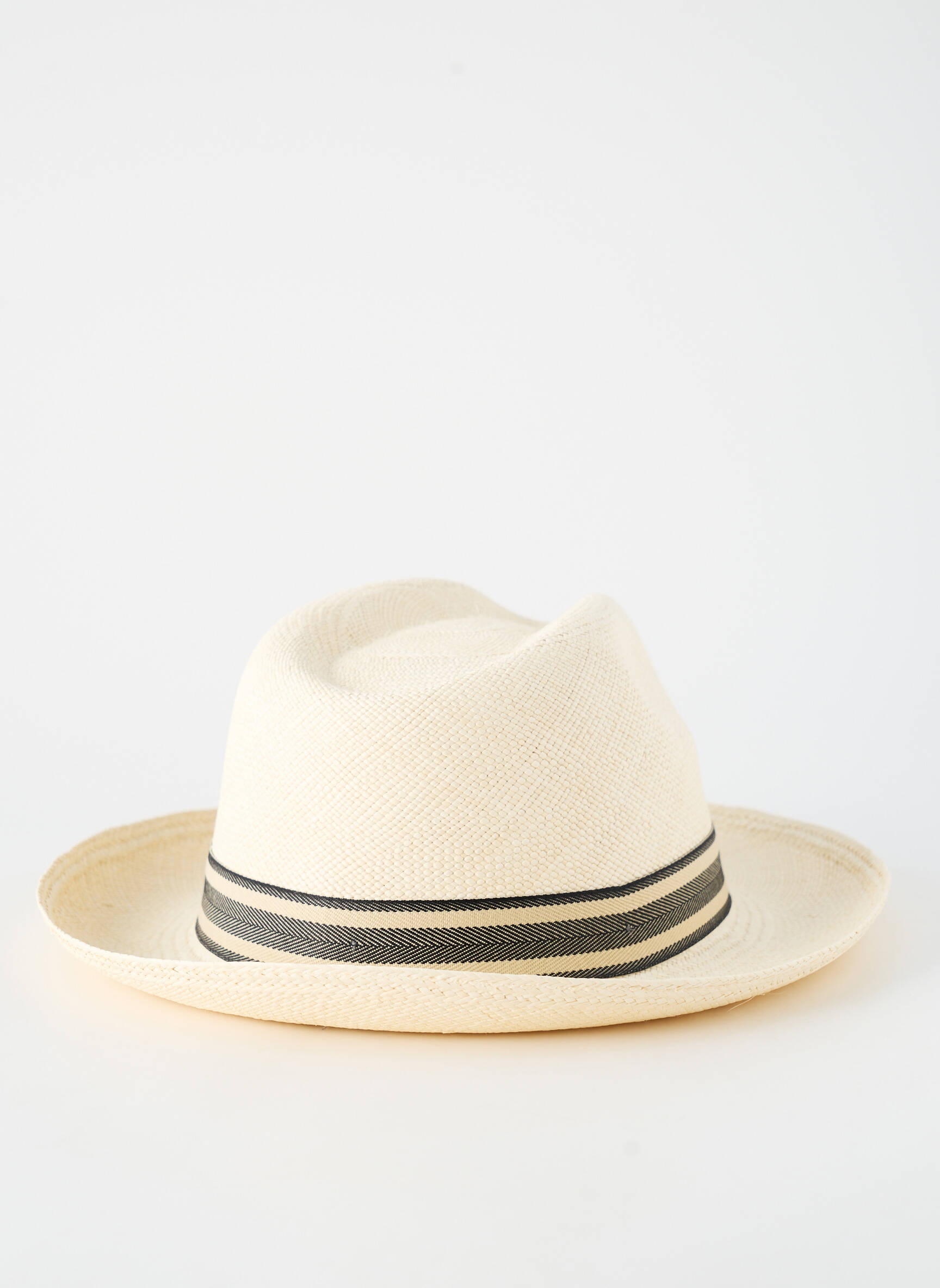 Skrybėlė juostelės raštas bežinis PANAMA HAT vyras