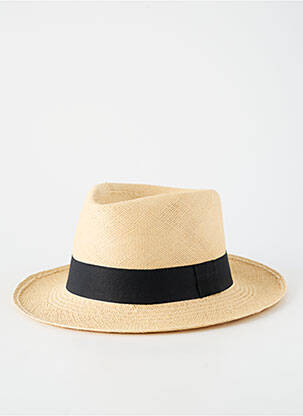 Skrybėlė šiaudinio skrybėlės forma juodas PANAMA HAT vyras