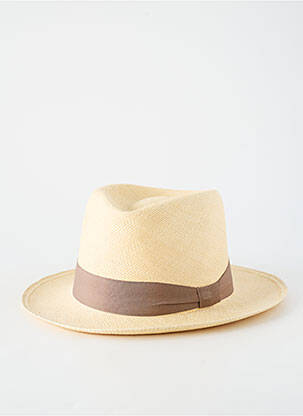 Skrybėlė šiaudinio skrybėlės forma rudas PANAMA HAT vyras