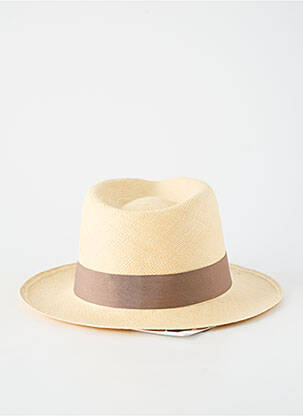 Skrybėlė šiaudinio skrybėlės forma rudas PANAMA HAT vyras