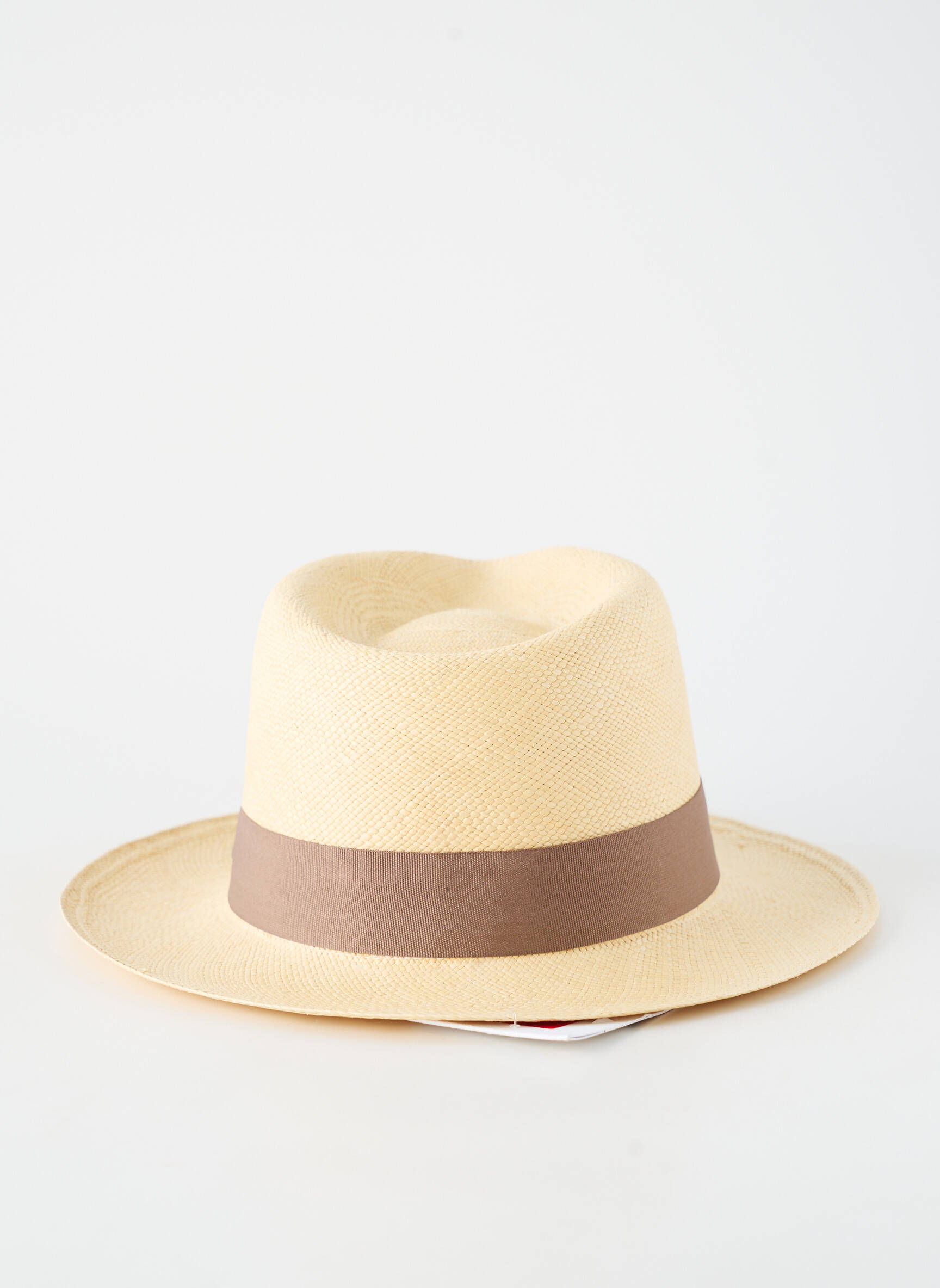 Skrybėlė šiaudinio skrybėlės forma rudas PANAMA HAT vyras