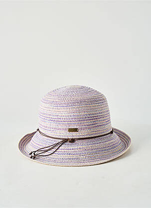 Skrybėlė šiaudinio skrybėlės forma violetinis AUREGA moteris