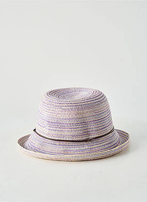 Skrybėlė šiaudinio skrybėlės forma violetinis AUREGA moteris