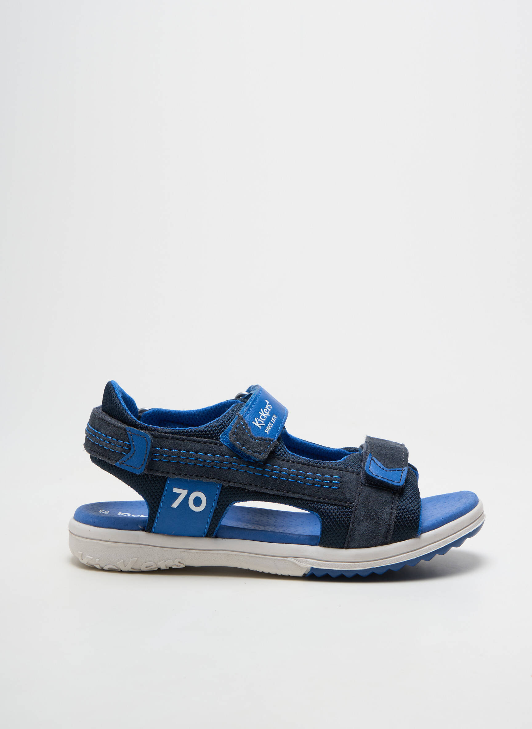 Sandalai/nu pėdos velcro užsegimas atvira pabaiga mėlyna KICKERS mergina