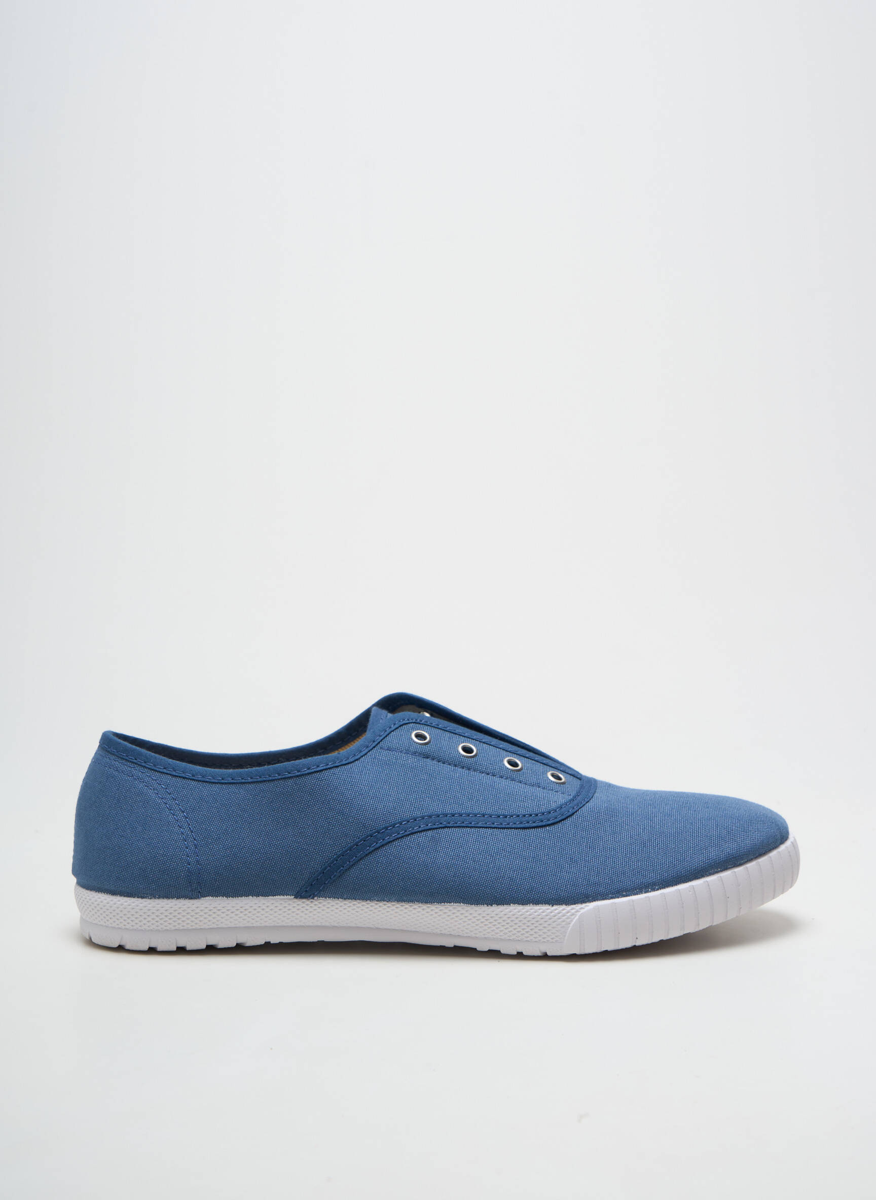 Slip-on batai išimama padas plokščias kulnas iki 3 cm mėlyna SEMELFLEX moteris