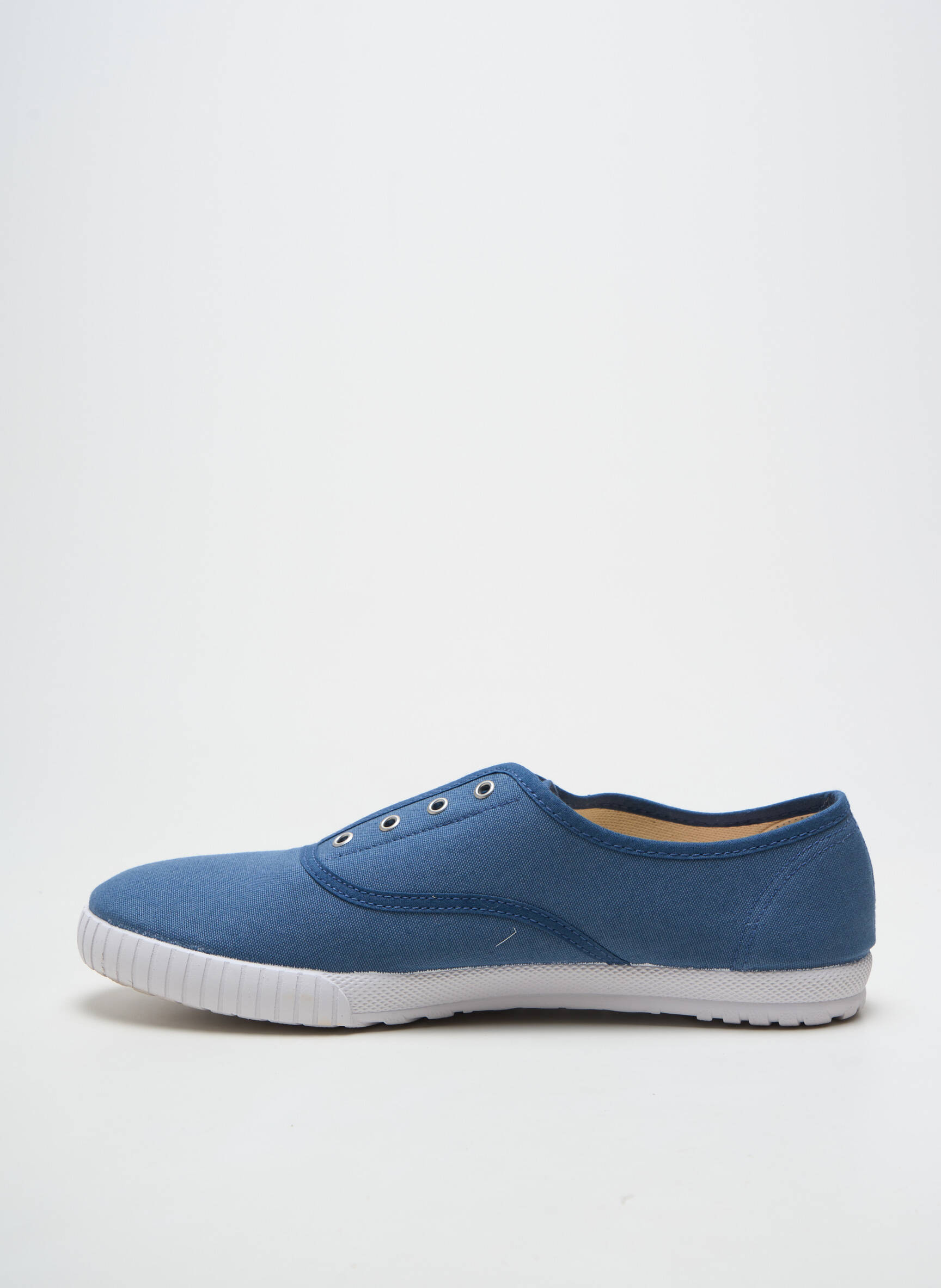 Slip-on batai išimama padas plokščias kulnas iki 3 cm mėlyna SEMELFLEX moteris