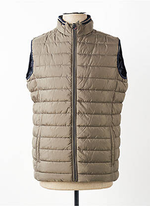 Pūkinė striukė kišenės be gobtuvų pilka CASUAL SPIRIT vyras