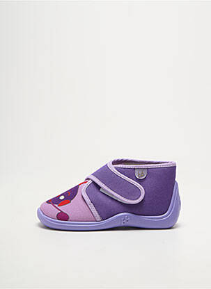 Bateliai/pantofliai velcro užsegimas apvalus mygtukas violetinis BABYBOTTE berniukas