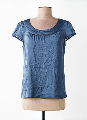 Viršūnė sklandi forma trumpas rankovės mėlyna H&M moteris