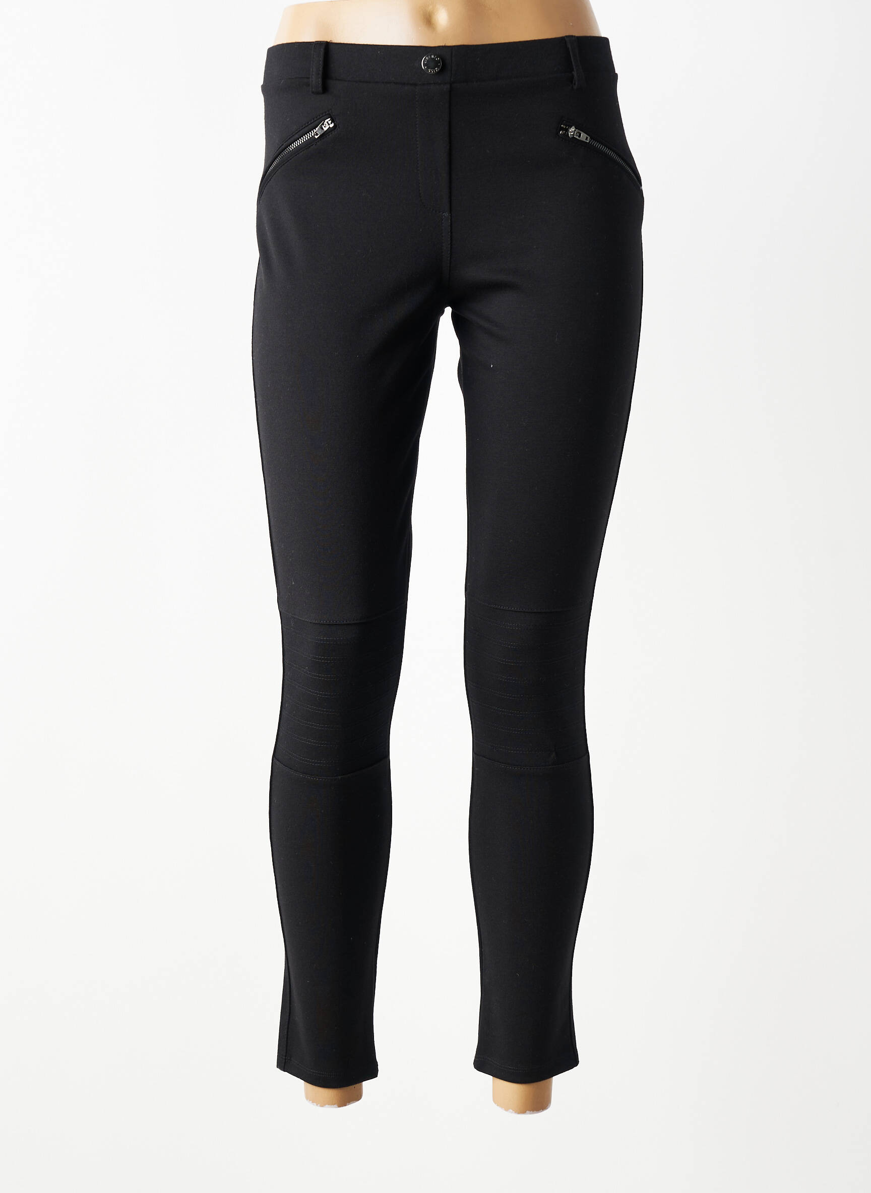 Jegging jersey audinys normala dydis juodas MISS LIBERTO moteris