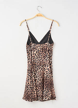 Pusilgių suknelė be rankų be rankų rudas PULL & BEAR moteris