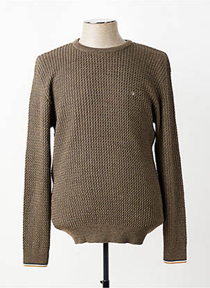 Megztinis tamprumas ilgos rankovės rudas BENSON & CHERRY vyras