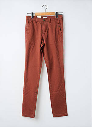 Chino kelnė popelinos audinys, kuris pasižymi lygiu ir tankiu paviršiumi. normala dydis oranžinė JACK & JONES vyras