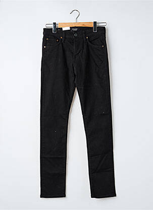 Lieknos džinsai uždarymas su užtrauktuku po mygtuku uždengimu juodas JACK & JONES vyras
