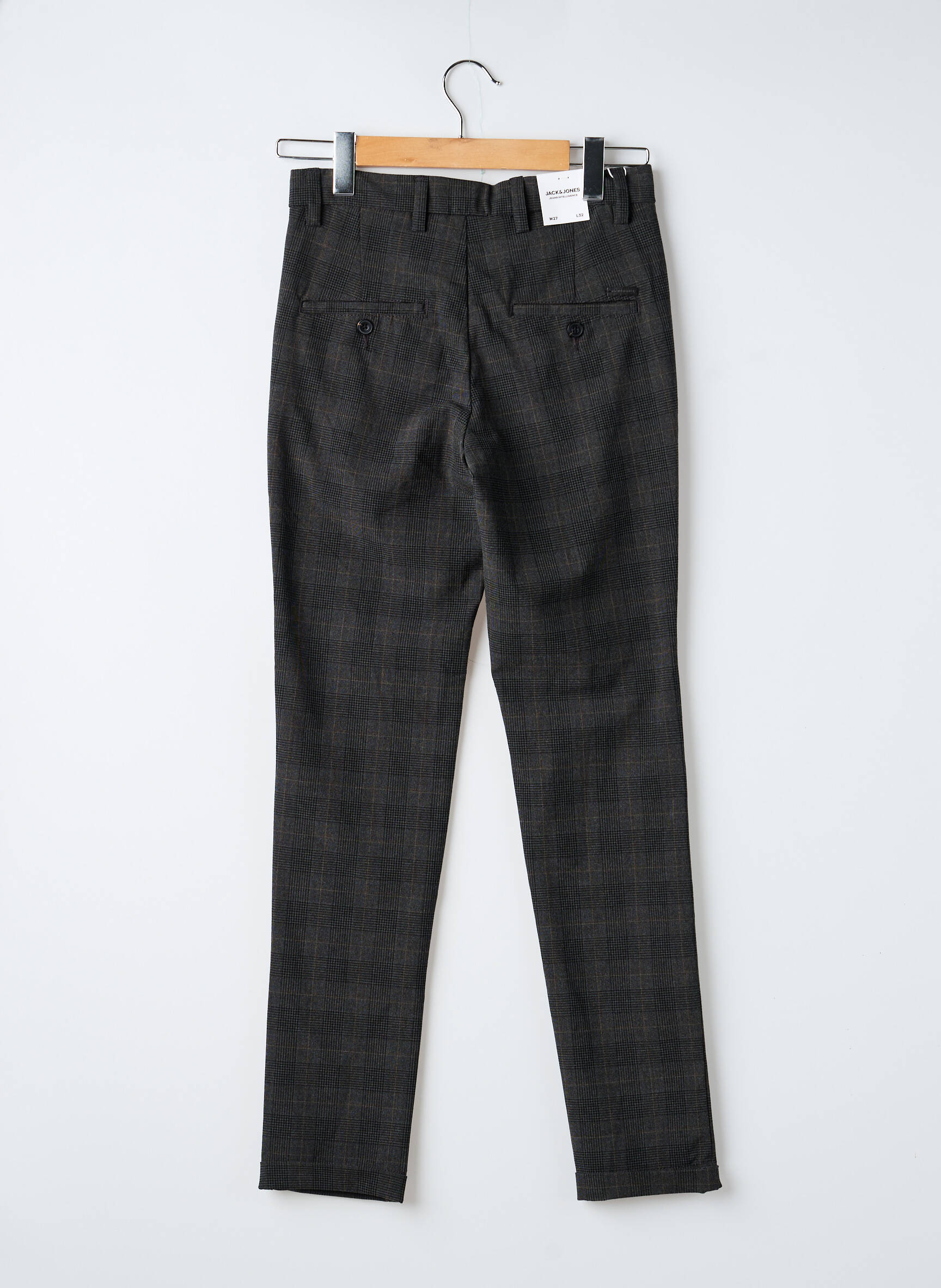 Chino kelnė chinamas audinys normala dydis pilka JACK & JONES vyras