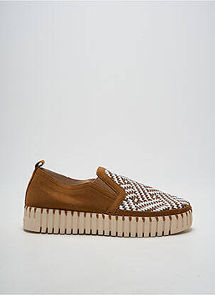 Slip-on batai apvalus mygtukas kulnas nuo 4 iki 6 cm rudas ILSE JACOBSEN moteris